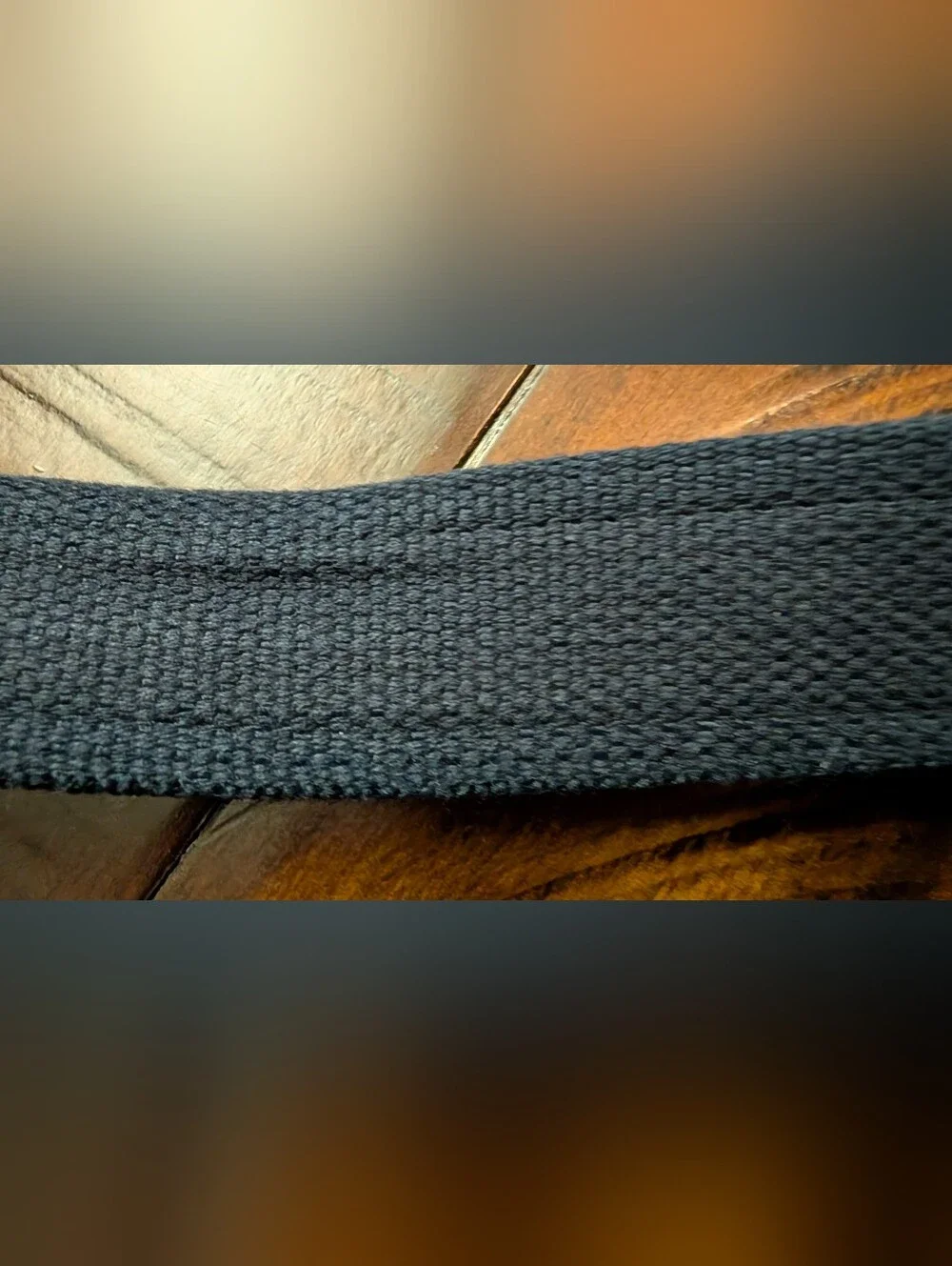 Vineyard Vines Vintage Blue Cotton Silk Whales Logo Leather Casual Belt Size 38